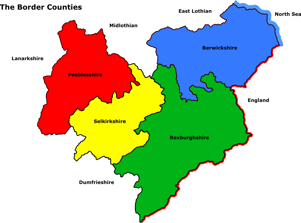 map of scottish counties