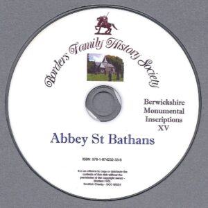 Monumental Inscriptions - Abbey St Bathans (CD)