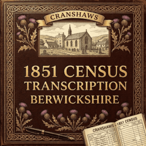 Cranshaws, Berwickshire - 1851 Census Transcription