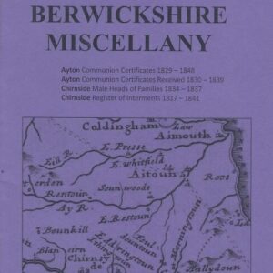 Berwickshire Miscellany - Parish Records