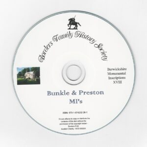 Monumental Inscriptions - Bunkle & Preston (CD)
