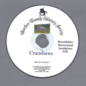 Monumental Inscriptions - Cranshaws (CD)
